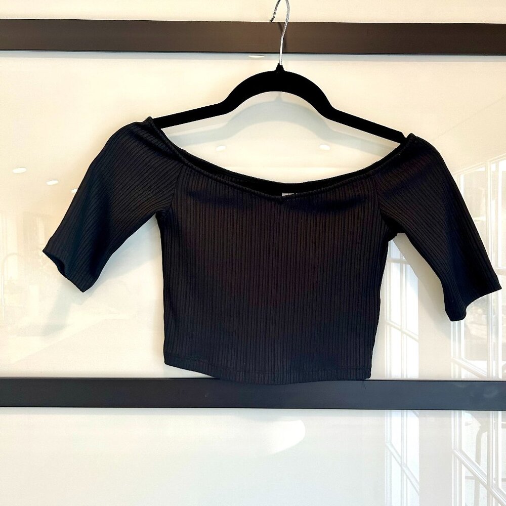 & Other Stories Ribbed Crop Top